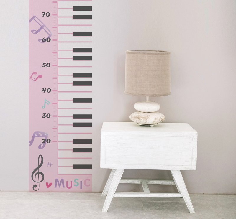 [Easy Height Sticker] Piano Series/3 Styles-Seamless/Home Decoration - Wall Décor - Polyester 