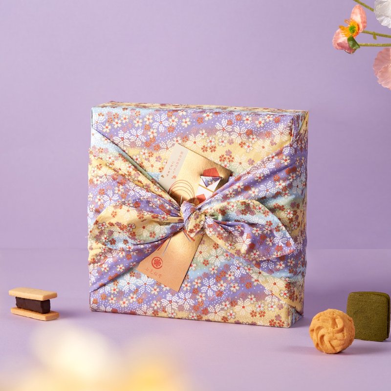 【お年賀ギフト先行予約】薄陽花 - 焼き菓子アソート風呂敷包みギフト - クッキー・焼き菓子 - 食材 