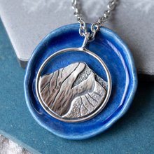 台湾白越【玉山】大丸 925 スターリングシルバー ハンドメイド ネックレス ネックレス 登山 ギフト用