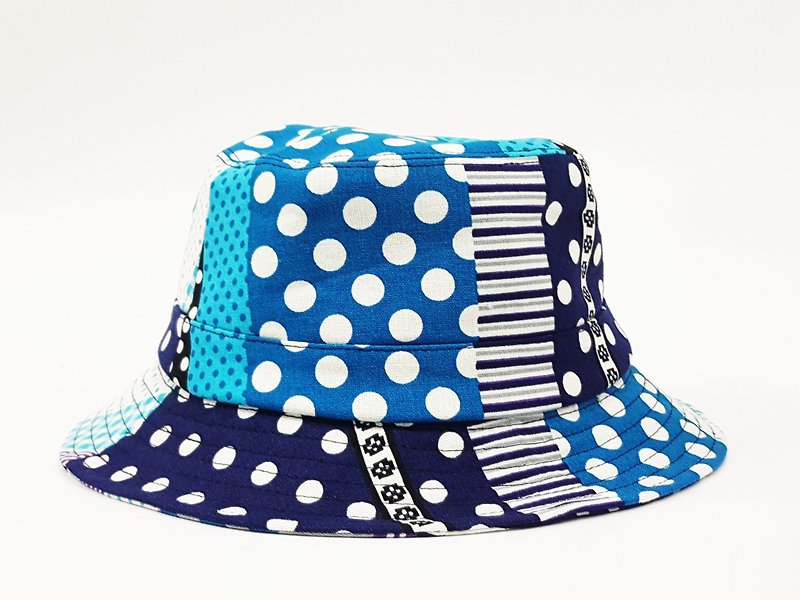 English-style disc gentleman's hat - stripes and dots to spell out the personality #四季百搭#Limited - หมวก - ผ้าฝ้าย/ผ้าลินิน หลากหลายสี