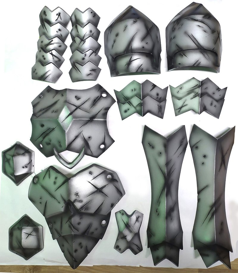Goblin Slayer Full armor set cosplay costume - 其他 - 其他材質 銀色