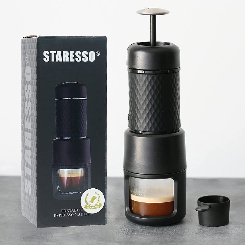 【桌上便攜免電咖啡機】STARESSO 便攜手壓式濃縮咖啡機