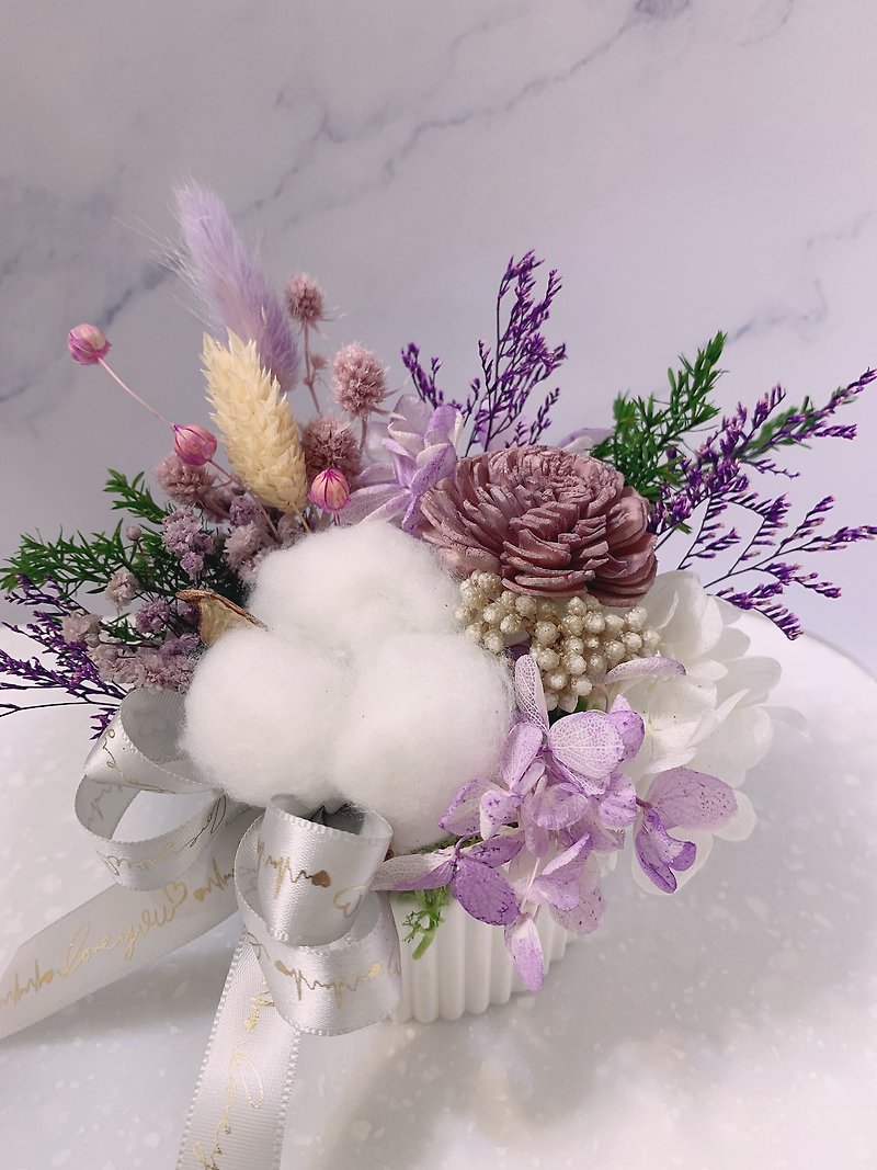 【Customized Gift】Sola Flower Cotton Diffuser - ตกแต่งต้นไม้ - วัสดุอื่นๆ 