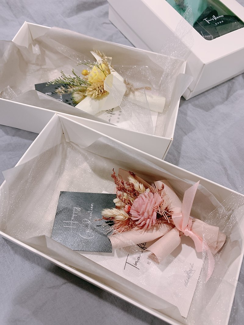 Mini bouquet - ช่อดอกไม้แห้ง - พืช/ดอกไม้ ขาว