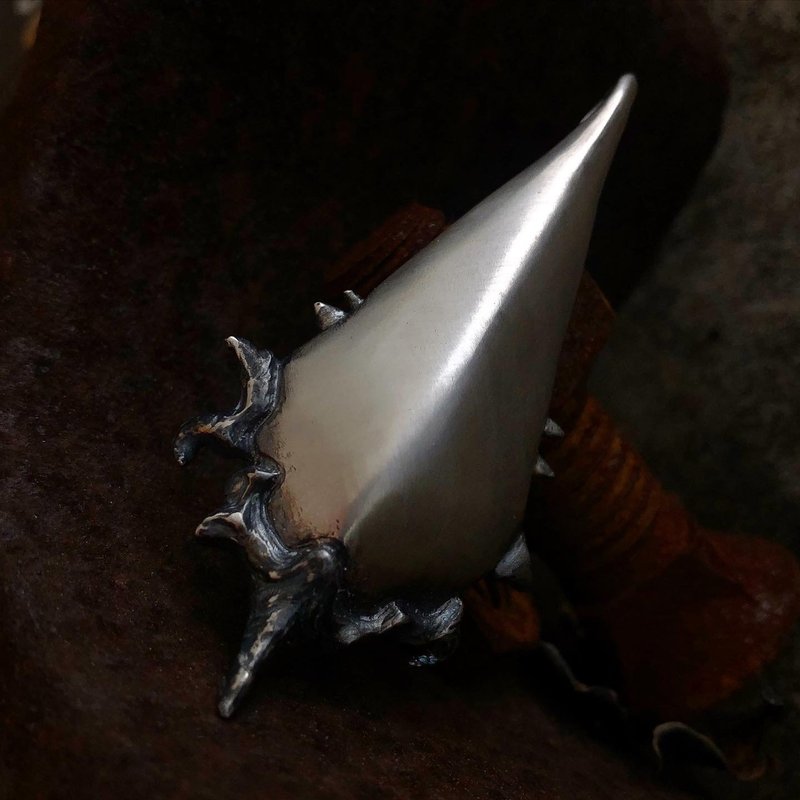 嚴龍墜M Agave Titanota Pendant M - 項鍊 - 銀 銀色