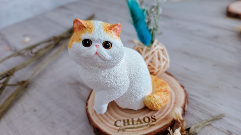 [Customized Gift] Garfield Milk Cat Diffuser/Cat King/ Cat Lover - ของวางตกแต่ง - ปูน 