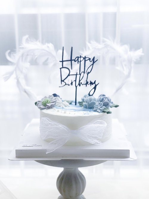 La Fleur Cake 拉斐爾甜點工作室 【最美男友蛋糕】限定自取!!!-韓國最夯裱花輕乳酪蜂蜜蛋糕