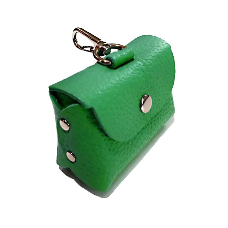 Canadian Buddy Belts handmade leather bag-emerald green-Luxury - ปลอกคอ - หนังแท้ 