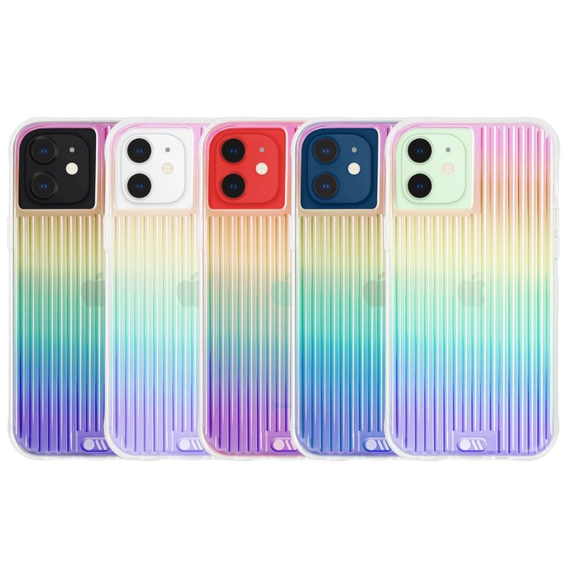 iPhone 13 / 12 / 11 series - Tough Groove - Iridescent Phone Cases - เคส/ซองมือถือ - พลาสติก หลากหลายสี