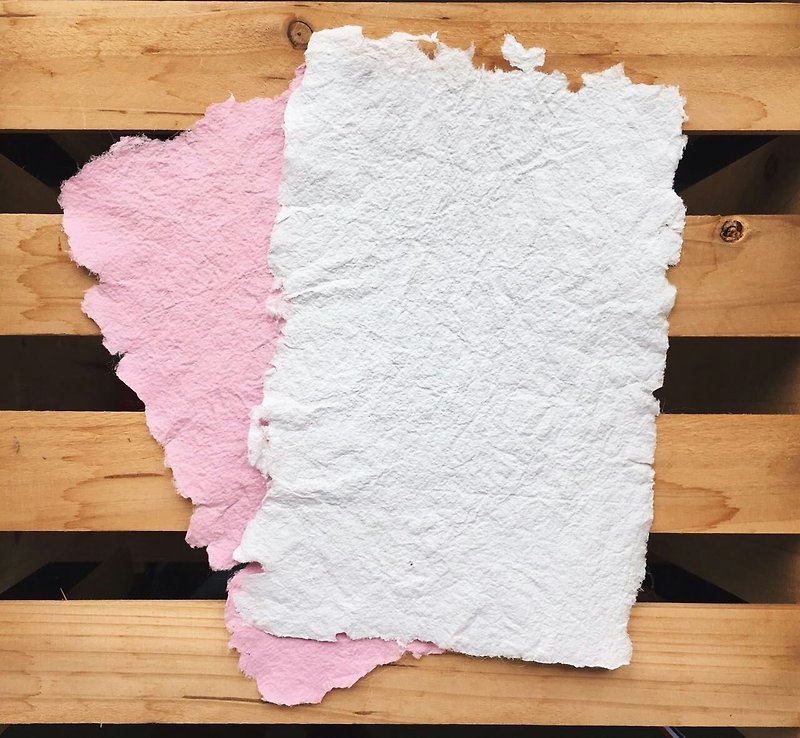 Feel! Handmade paper. Pink group - งานไม้/ไม้ไผ่/ตัดกระดาษ - กระดาษ 