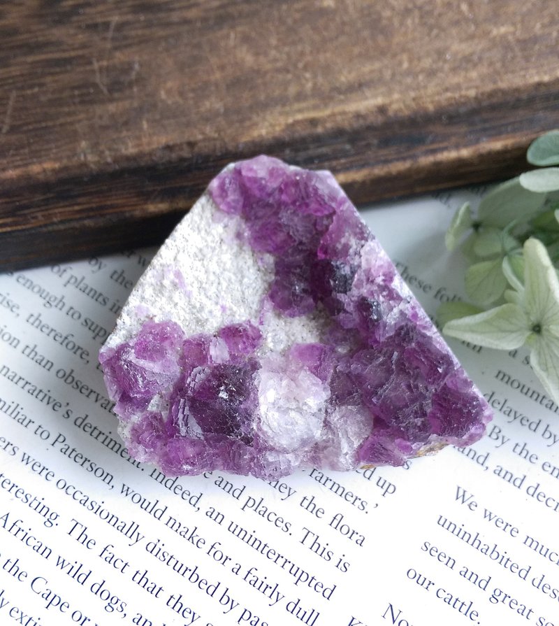 Fluorite 貴州產地 紫螢石 天然礦石 原礦 - 擺飾/家飾品 - 其他材質 
