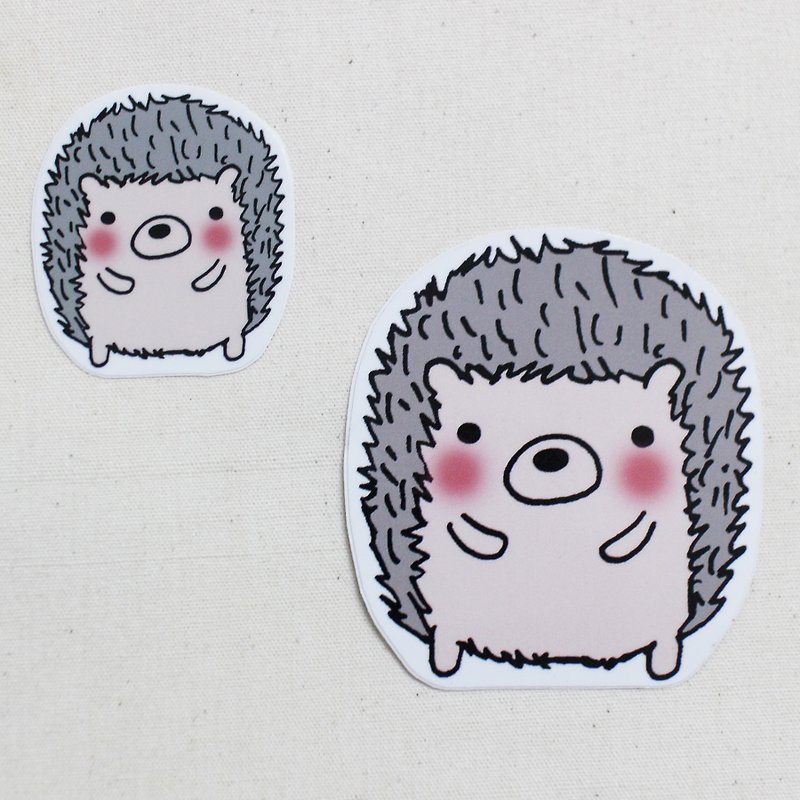 Waterproof Sticker_Little Hedgehog 02 - สติกเกอร์ - วัสดุกันนำ้ 
