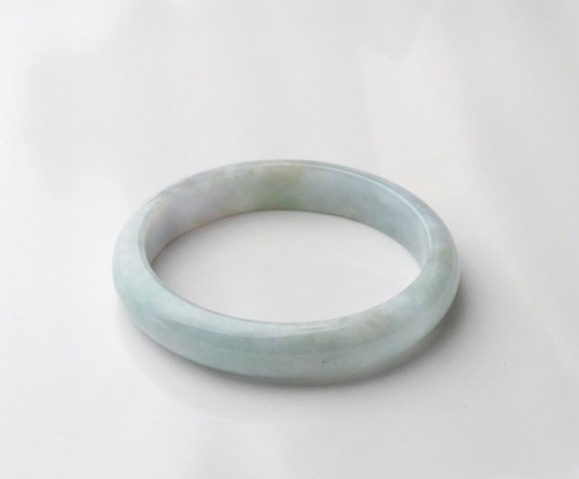 本翡翠、スカイブルー氷藍水ブレスレット 本翡翠、高氷藍水ブレスレット - メルカリ