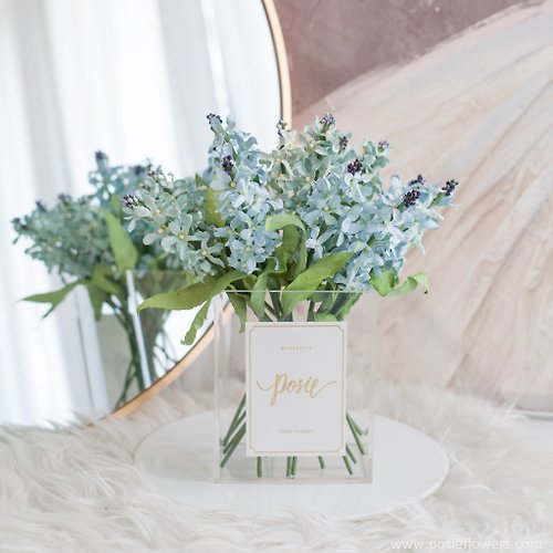 posieflowers BABY BLUE LILAC | Paris vase for Home Decoration