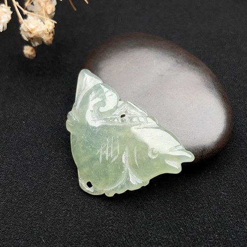 瓔珞珠寶盒 E.L.Jewelry Box 冰綠翡翠魚 | 天然緬甸玉翡翠A貨