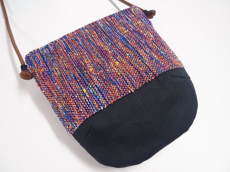 Handwoven Day Bag in Candy Color - Messenger Bags & Sling Bags - Cotton & Hemp Multicolor