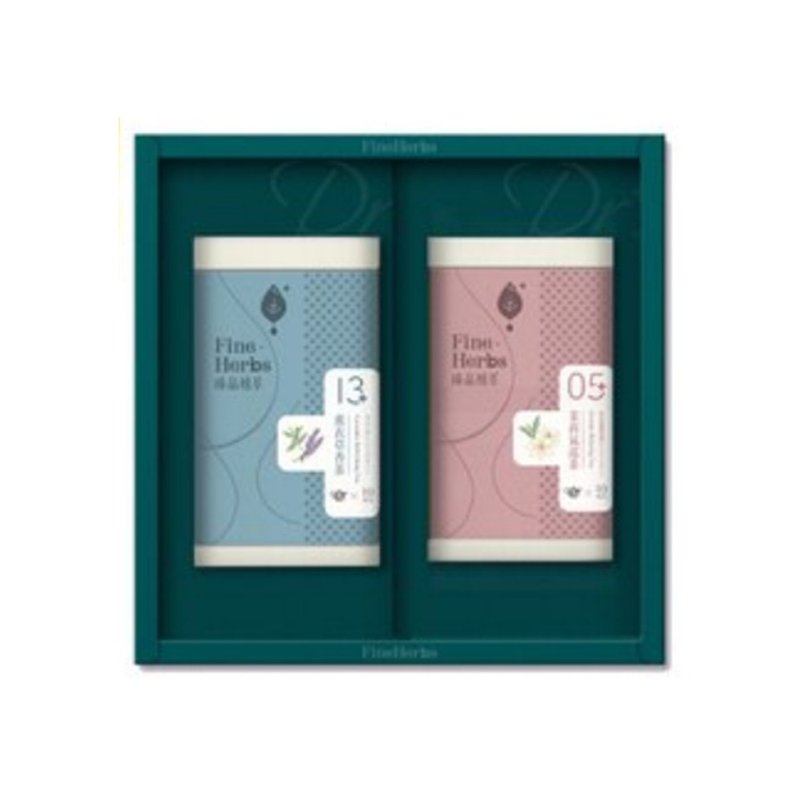 Double gold health tea gift box - Tea - Other Materials 