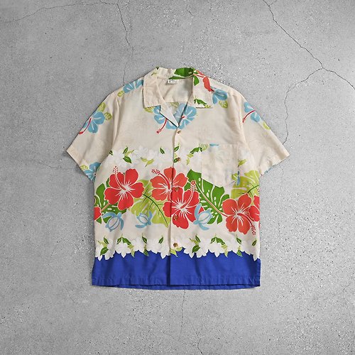 Vintage古著｜古漾 GoYoung Aloha Shirts 夏威夷衫 / 古著花襯衫、夏季古著襯衫、保齡球襯衫