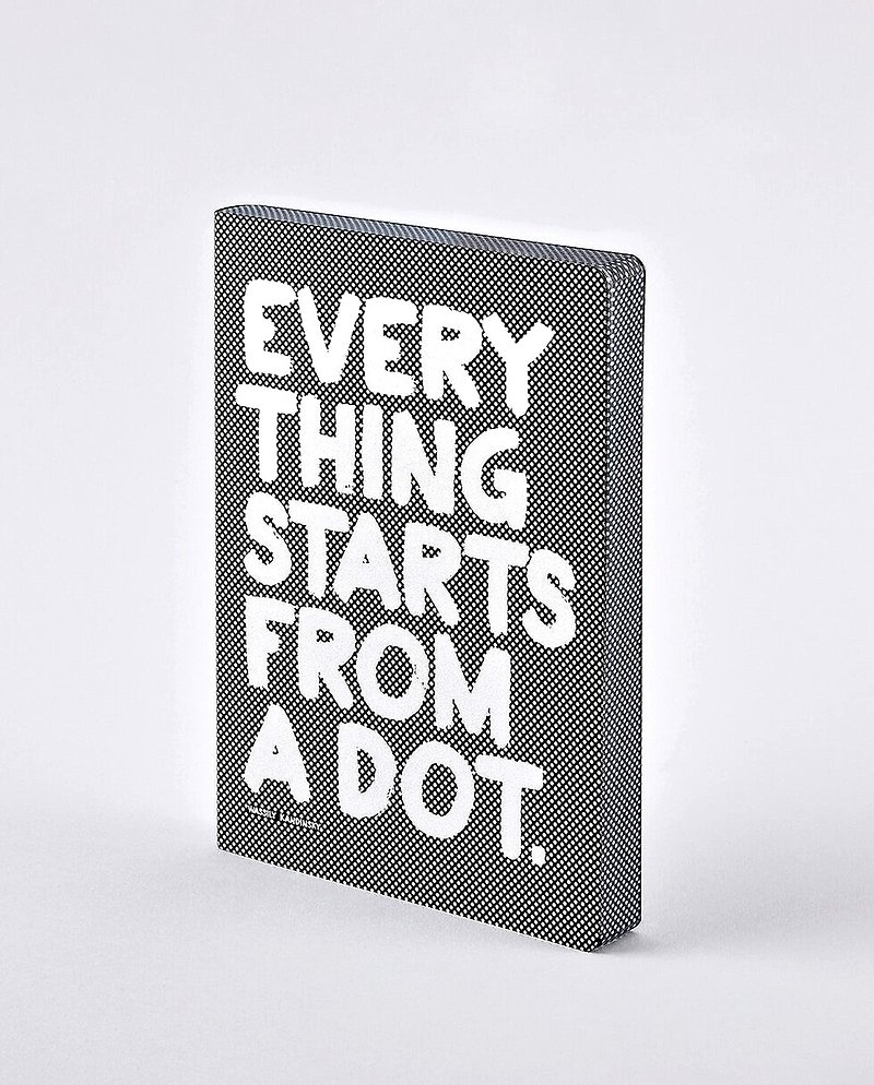 [New Year's gift] nuuna crazy notes | A5-like size | 256 pages | gray dot matrix spacing - Notebooks & Journals - Paper 
