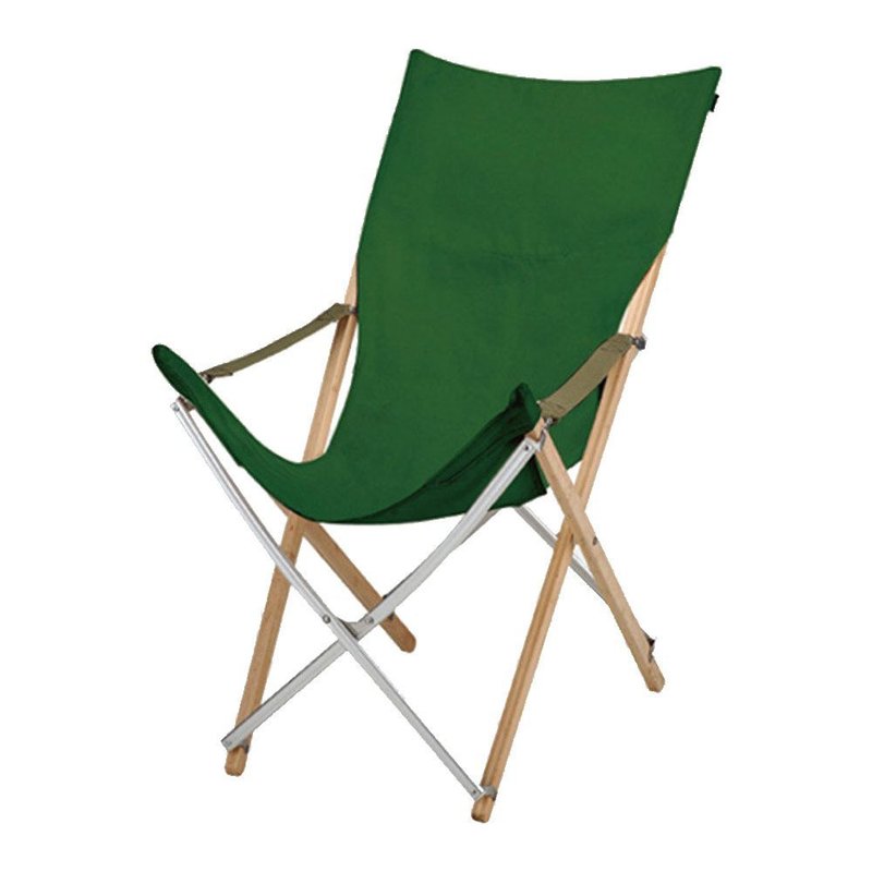 【Outdoorbase】大和-高背竹材椅-草綠-25179 - 露營用品 - 其他人造纖維 