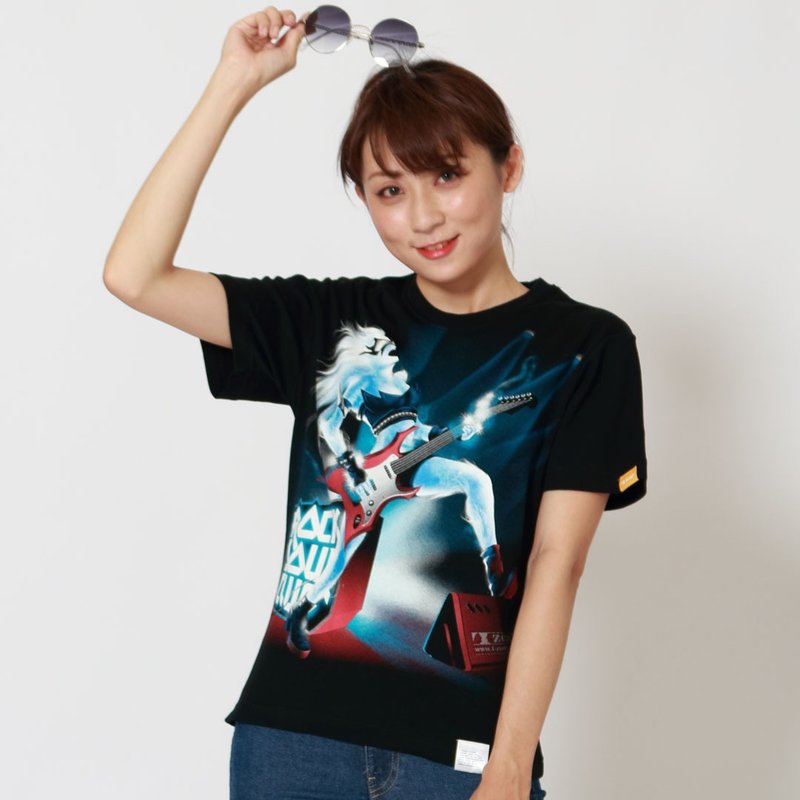 Rock Soul Guitar / 搖滾靈魂吉他手 - 女 T 恤 - 棉．麻 