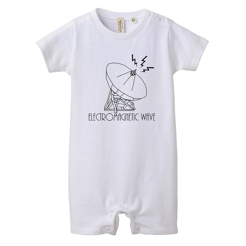 [Rompers] Electromagnetic wave - Other - Cotton & Hemp White