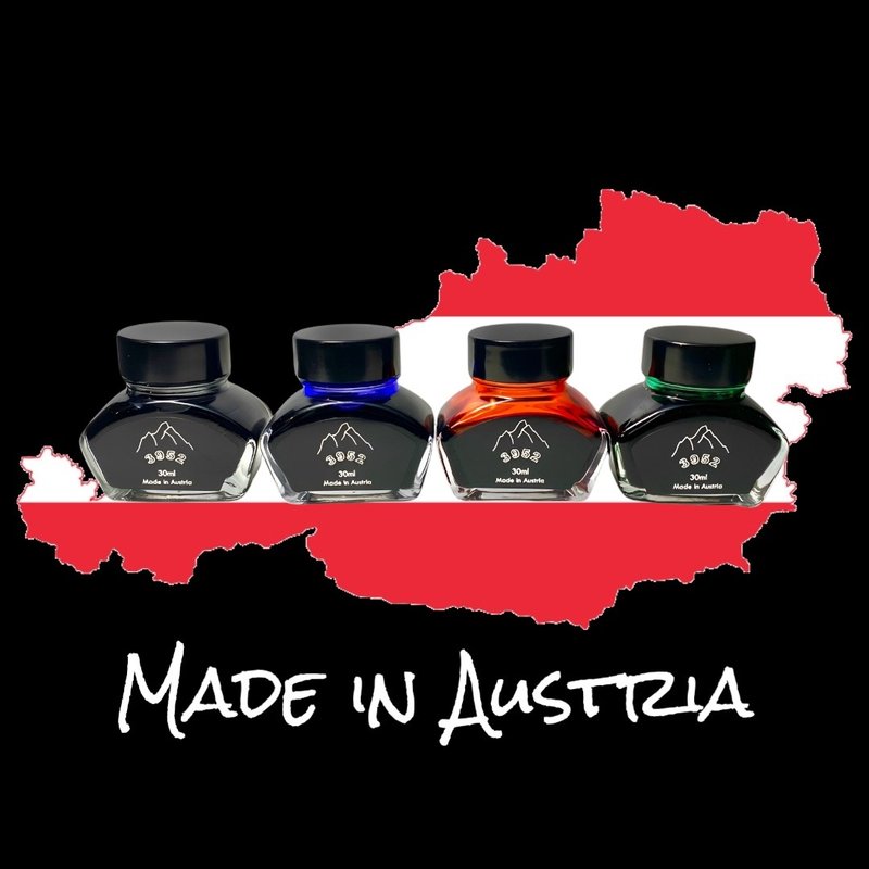 3952老山羊-精裝奧地利進口鋼筆墨水30ml - 墨水/鋼筆墨水 - 其他材質 黑色