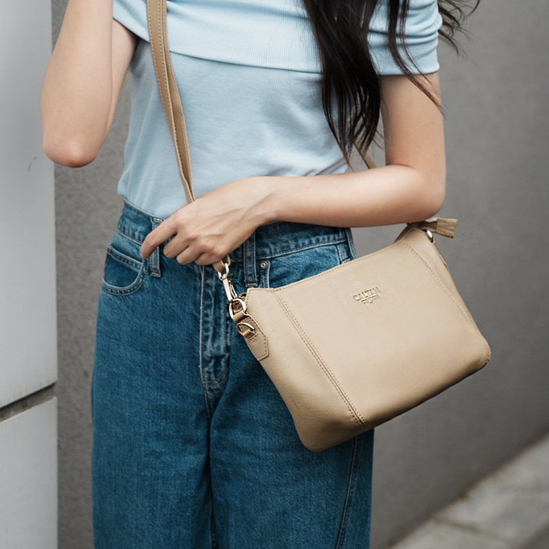 【24hr Express Shipping】Casual Half-Moon Genuine Leather Crossbody Bag - 5532 Available in Four Colors - Messenger Bags & Sling Bags - Genuine Leather Brown