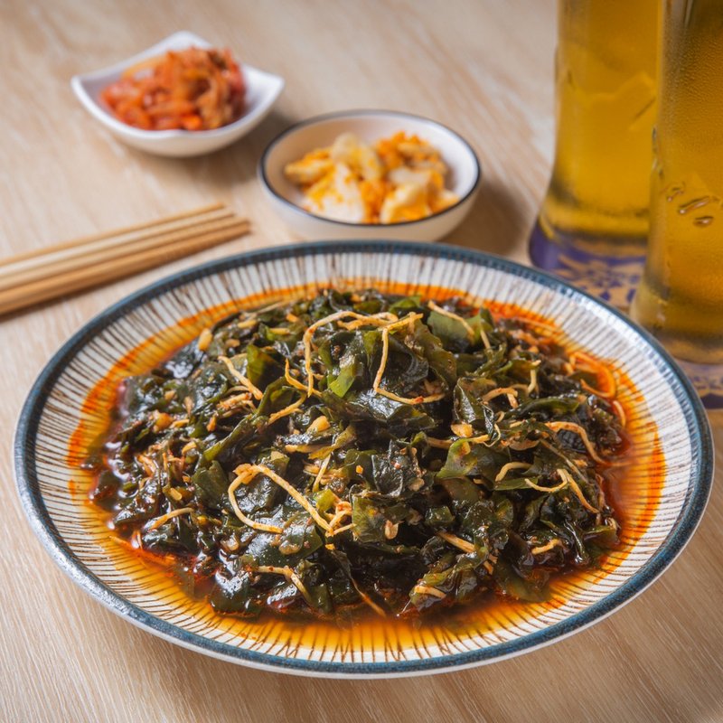 【夏日下酒】麻辣爽口川椒海帶芽 (解凍即食) - 水餃/滷味/熟食 - 新鮮食材 黑色