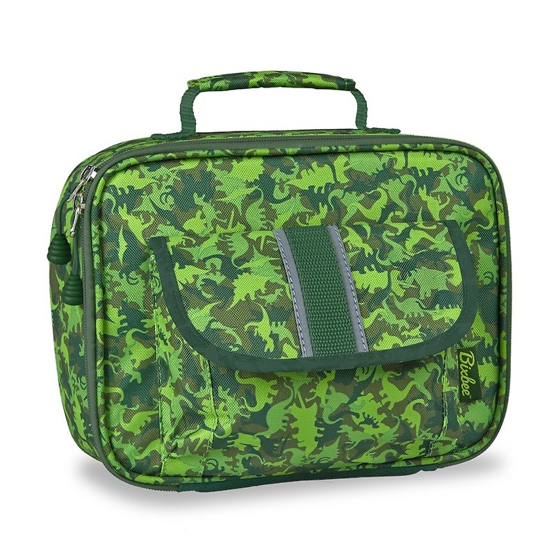 American Bixbee Color Printing Series-Jungle Green Dinosaur Insulation Bag - Handbags & Totes - Polyester Green
