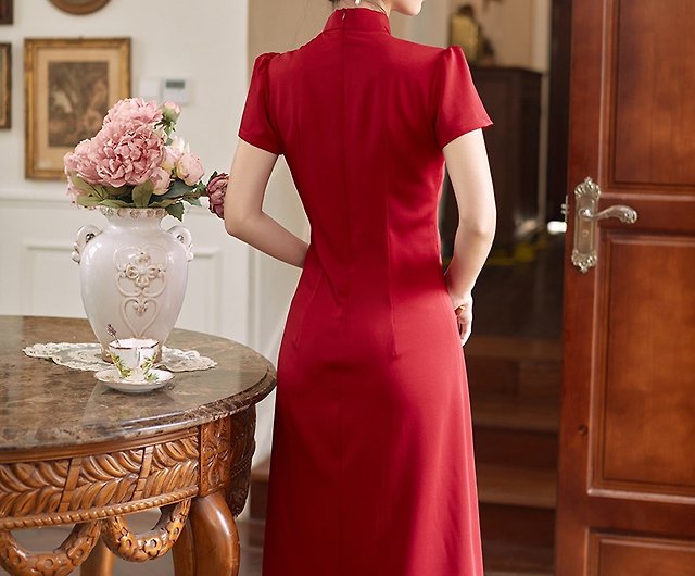 特価窓口新作推薦　ピンクの花花嫁ウェディングトーストドレスウェディングドレス ロングドレス