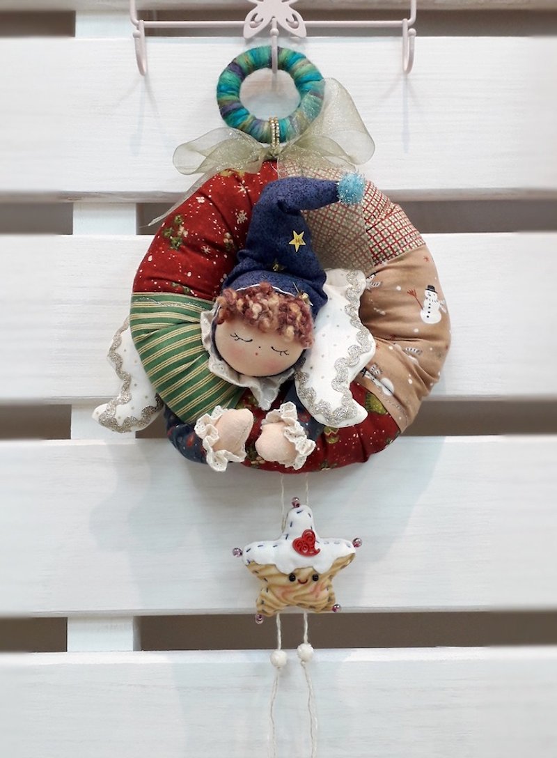 クリスマスエンジェルの装飾品 - 置物 - コットン・麻 多色