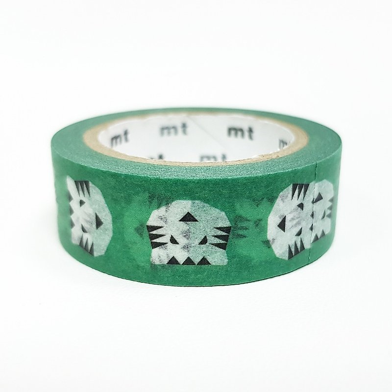 mt x  PAPIER TIGRE Masking Tape / Tiger (MTPAPI01) / 2019SS - Washi Tape - Paper Green