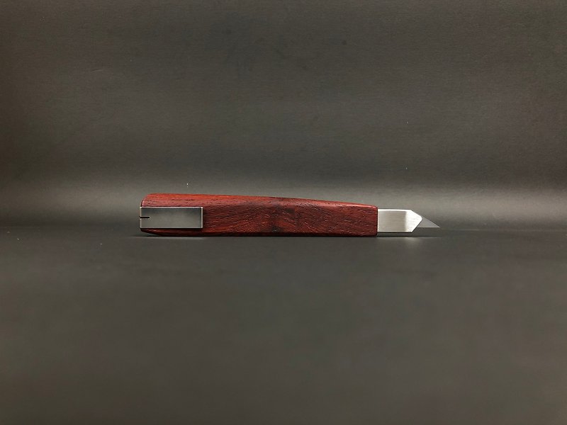 Log utility knife rosewood - Other - Wood Red