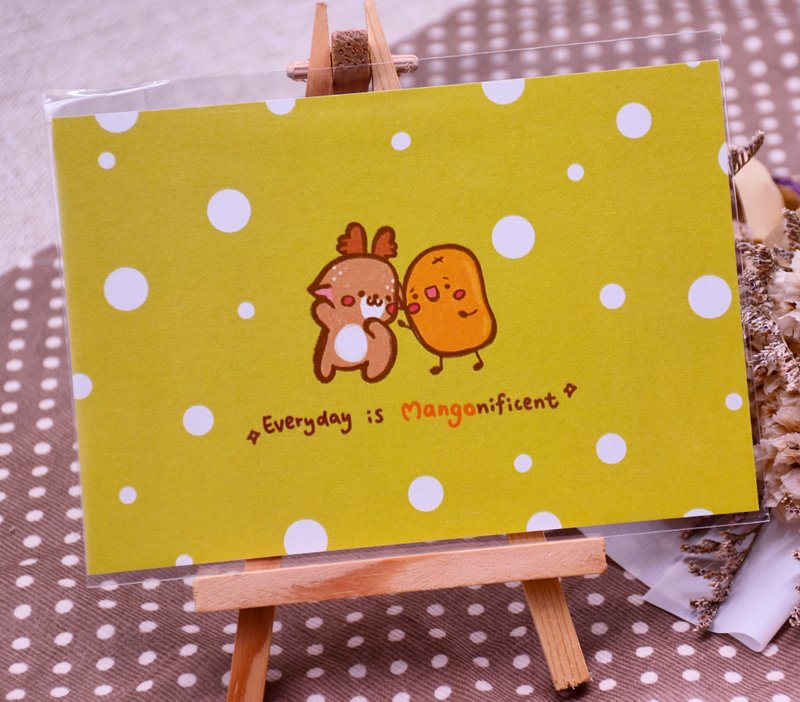 Fruit Quotations---Mango Postcard - การ์ด/โปสการ์ด - วัสดุอื่นๆ 