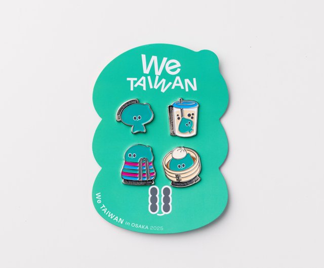 メタルバッジ (全4種類から選択可能) - ショップ We TAIWAN
