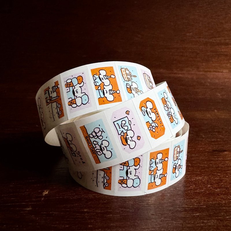 Everyday-杏桃蘇打 // Label Sticker - 紙膠帶/和紙/PET - 紙 