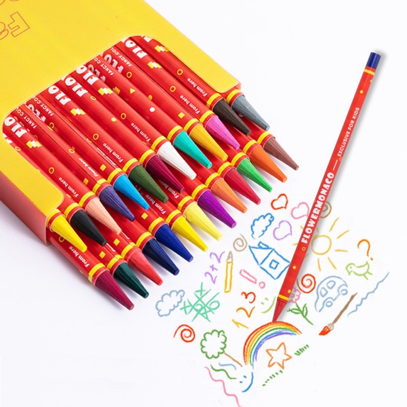 Flower monaco Fancy Colored Pencils - Pencils & Mechanical Pencils - Eco-Friendly Materials 