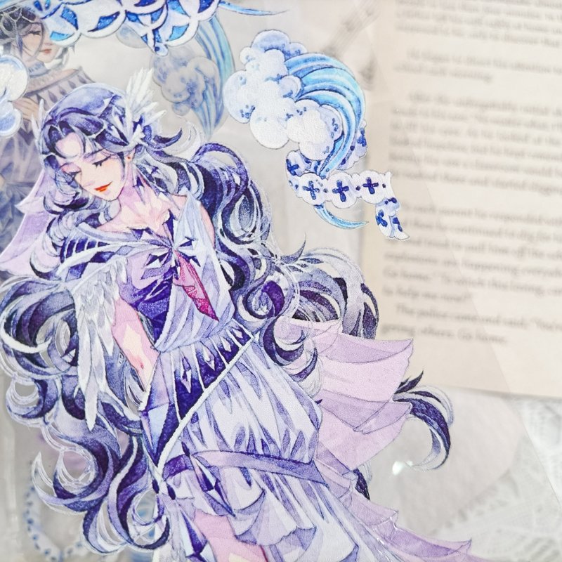 GL1198_冰永雪羽Ice Mermaidアイスマーメイド / 紙膠帶 - 紙膠帶/和紙/PET - 塑膠 多色