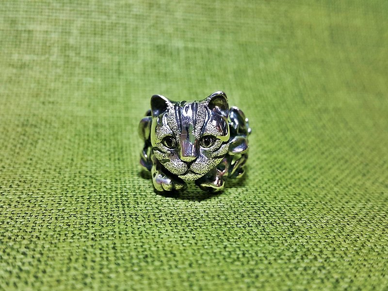 Playful Stone Stone 925 Sterling Silver Ring Taiwan Conservation Animal Taichung Mascot - General Rings - Sterling Silver Orange
