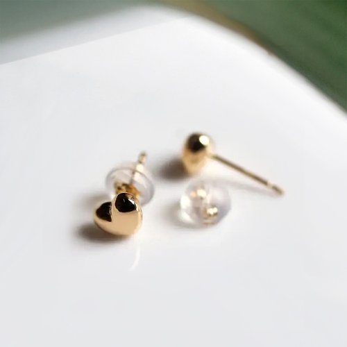 Bridal Secret Jewelry Love-18K黃金心形耳環