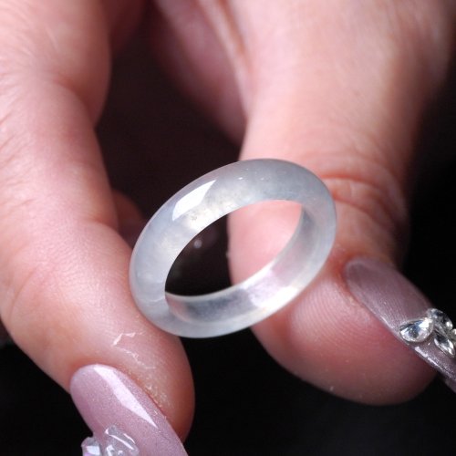 瓔珞珠寶盒 E.L.Jewelry Box 冰種翡翠戒指戒圈 | 國際12圍 | 天然緬甸玉翡翠A貨 | 送禮