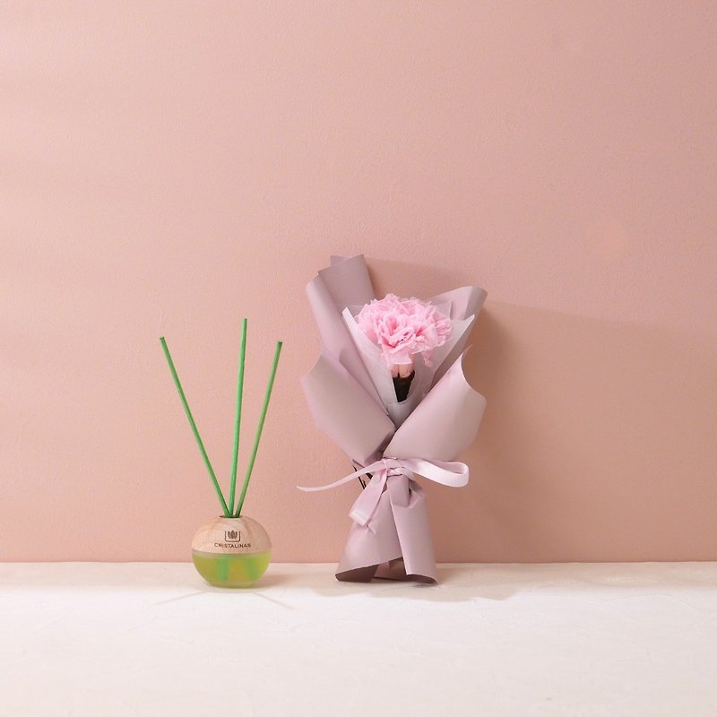 [Mother's Day Gift Box] Spanish CRISTALINAS mini ball diffuser immortalized flower gift set - น้ำหอม - สารสกัดไม้ก๊อก สึชมพู