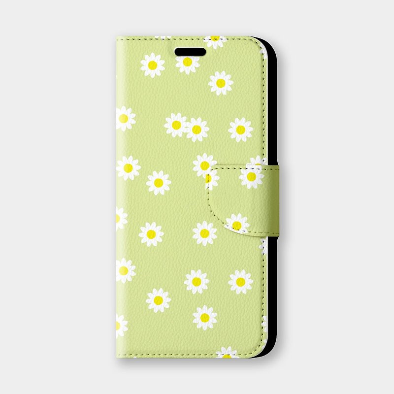 Mother's Day birthday gift recommendation Daisy iPhone leather case phone case protective case PS145 - Phone Cases - Faux Leather Green