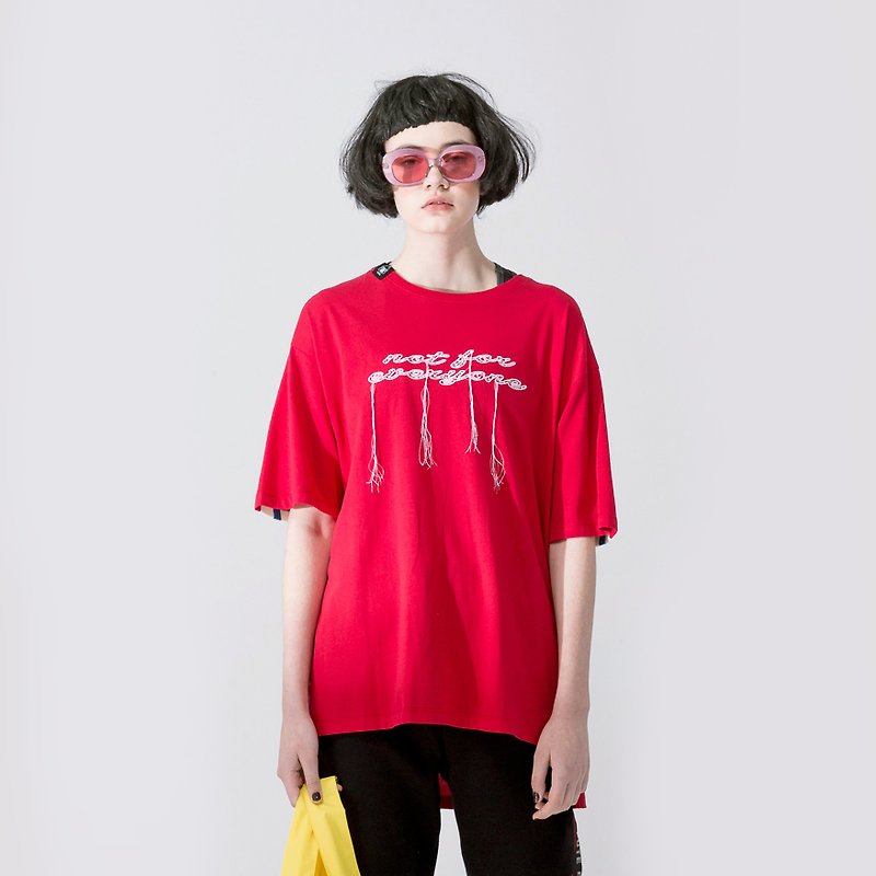UNISEX SHORT SLEEVED T SHIRT / Red - Women's T-Shirts - Cotton & Hemp Red