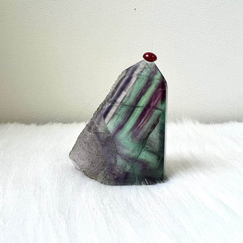 千層螢石隨形柱 | 水晶 | 水晶柱 | 水晶擺件 - 擺飾/家飾品 - 水晶 多色