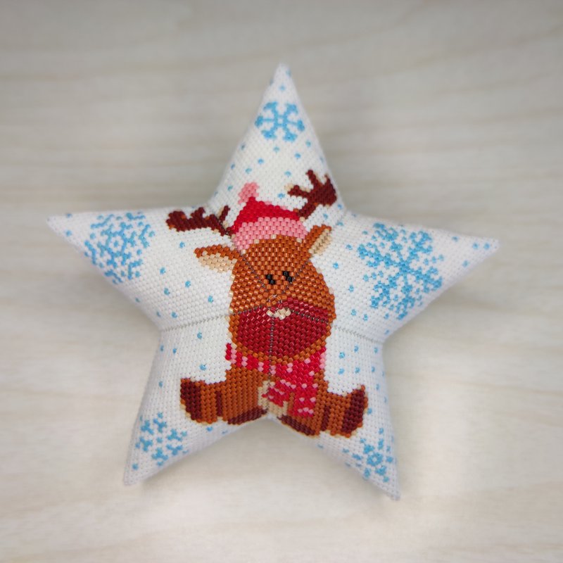 PDF Pattern 3D Star Moose Beaded Star 3D Peyote Star 3D Star Pattern - 手工藝教學/工具書 - 其他材質 