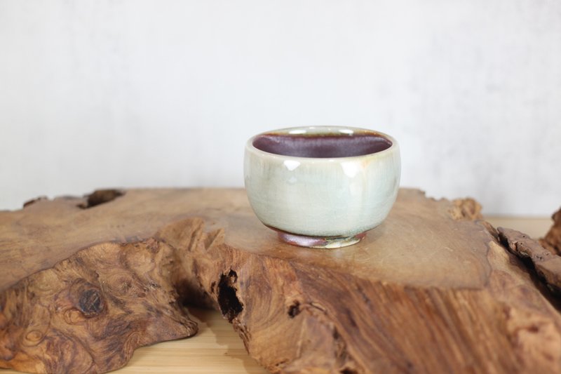 【送禮好物】100ml 柴燒 志野釉 手拉坯茶杯 名家葉敏祥手作 - 茶壺/茶杯/茶具 - 瓷 