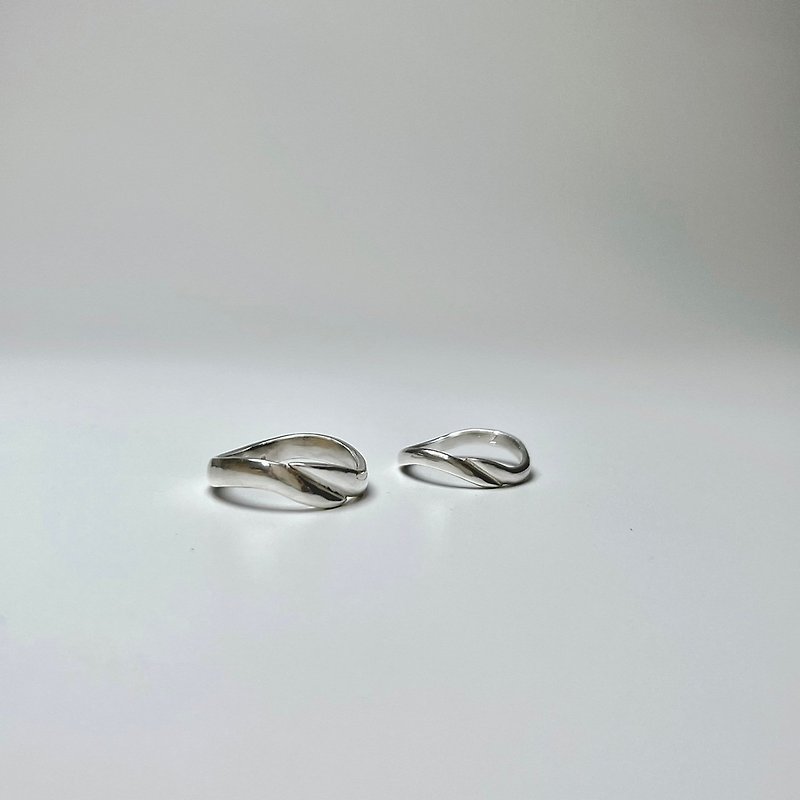 Taoyuan Metalworking Experience [Hill Hill - 999 Sterling Silver] Ring DIY Handmade Wedding Ring - งานโลหะ/เครื่องประดับ - เงินแท้ 