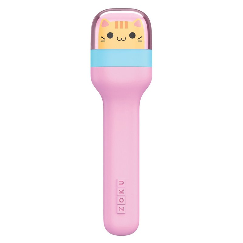 ZOKU Stainless Steel Kids Pocket Utensil Set - Kitty - Cutlery & Flatware - Stainless Steel Pink